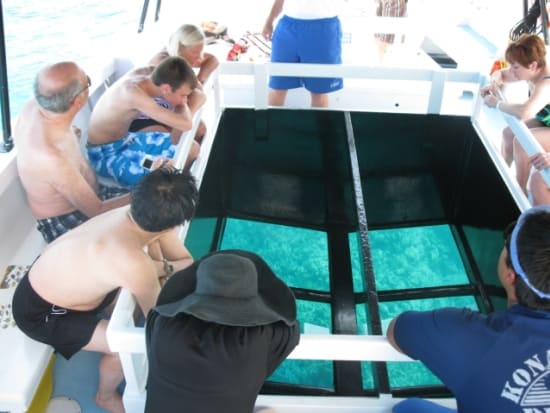 glass bottom boat tours in kona
