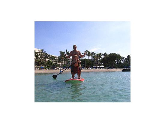 ハワイ島　スタンドアップパドル(SUP)　ボードレンタル＆レッスン＜午前／英語インストラクター＞