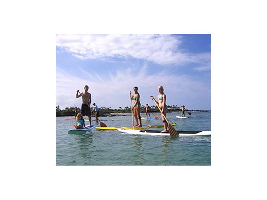 ハワイ島　スタンドアップパドル(SUP)　ボードレンタル＆レッスン＜午前／英語インストラクター＞