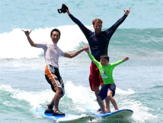 ハンズ・ヒーデマン　サーフィンレッスン