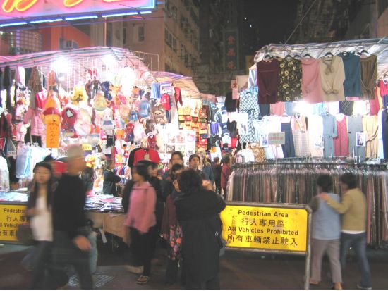 最新全開放型オープントップバス　シンフォニーオブライツ＋女人街でショッピング＜日本語ガイド＞