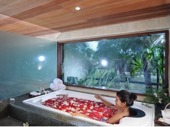 エレファント サファリパーク スパ「Elephant Safari Park Spa」窓の外に象がいる貴重なスパ体験＜昼食ビュッフェ付／往復送迎付／ウブド地区＞