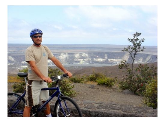 ハワイ島　キラウエア火山国立公園内をサイクリング！電動アシスト付きバイクツアー　GPS英語音声ナビ付き＜現地集合＞
