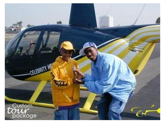 ヘリコプター遊覧飛行ツアー　スター豪邸＆ビーチサイド＜選べる時間帯／送迎付き／フライト55分＞ 