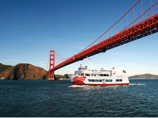 サンフランシスコ湾 遊覧クルーズ　アルカトラズ島＆ゴールデンゲートブリッジ ＜クルーズ60分／日本語オーディオガイド＞