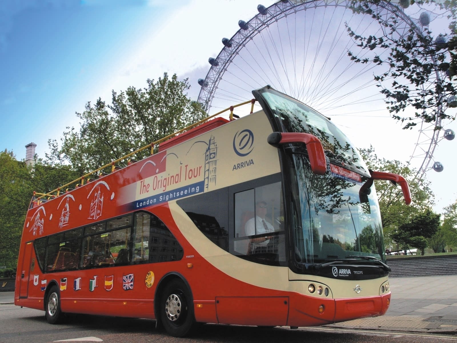 乗り降り自由バス】ロンドン 観光オープントップバス＜24時間または48
