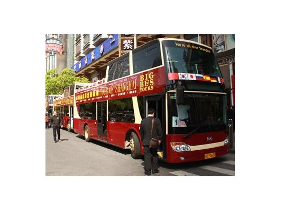 オープントップバスで上海市内1日観光＜昼食付き＞