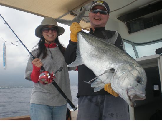 ハワイ島で海釣り！　ボートチャーター　釣り具レンタルで本格スポーツフィッシング＜4・8時間プラン／送迎あり／日本語キャプテン＞by Pacific Queen