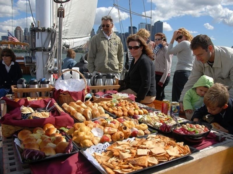 Shearwater Weekend Brunch Buffet and Champagne Sail tours, activities, fun  things to do in New York(USA)｜VELTRA