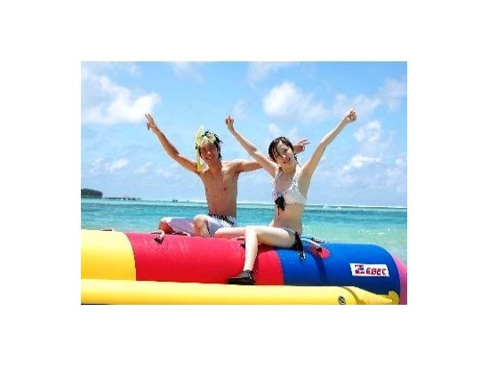 ビキニアイランド　透き通った海に現れる神秘の島！選べるマリンスポーツでグアムの休日を大満喫＜送迎付／ランチ付＞