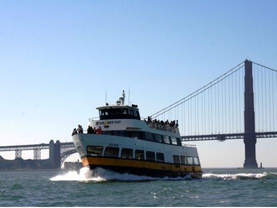 サンフランシスコ湾　クルーズアドベンチャー ＜日本語オーディオガイドあり／クルーズ60分＞