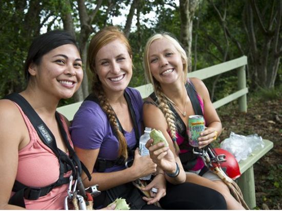 カウアイ島 ジップライン体験　ハワイ最長の「フライライン」＜英語インストラクター＞