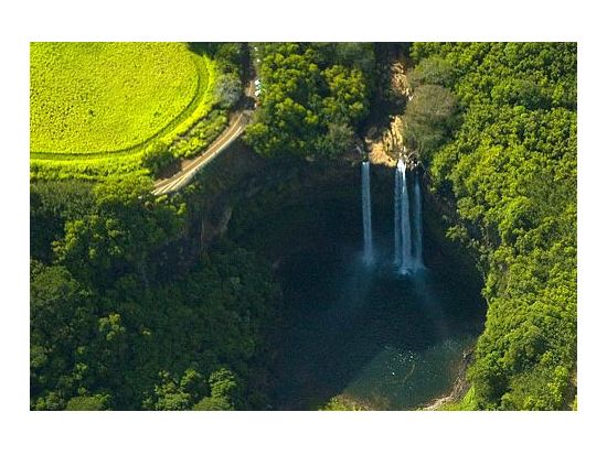 エアバン遊覧飛行　ワイメア渓谷＆ナ・パリ・コースト＆ワイルア川＆ワイアレアレ山＆ハナレイ湾など ＜英語ガイド／リフエ空港発＞