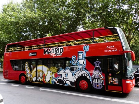 Madrid hop-on hop-off bus tour