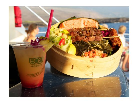 キャプテン・クック号　サンセット・ディナークルーズ ＜夕食・カクテル1杯付き／カイルアピア発＞