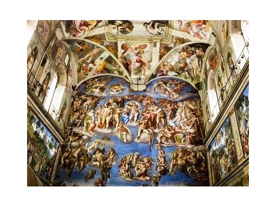 【優先入場】ヴァチカン美術館＋システィーナ礼拝堂 半日ツアー 市内循環バスチケット付＜混載／午前or午後／約3時間／日本語or英語ガイド＞