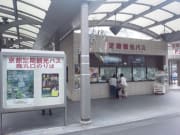 The Keihan ticket exchange area