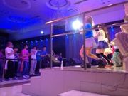 A live idol performance in Akihabara