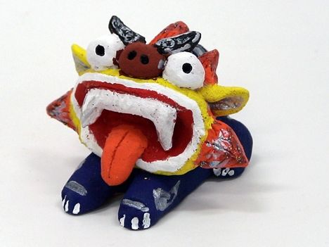 沖縄シーサー　琉球焼「くちゃ窯」作 沖縄シーサー 琉球焼「くちゃ窯」作 - メルカリ