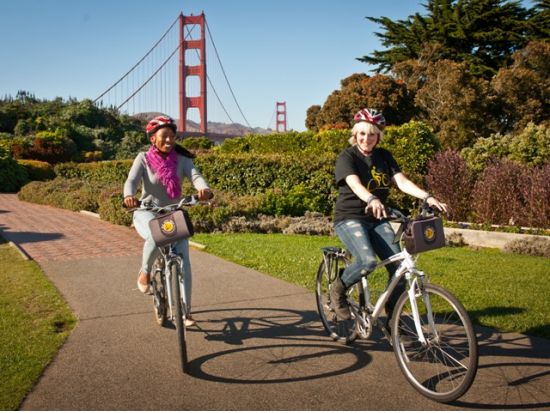 サンフランシスコ 自転車レンタルサービス　電動自転車レンタルプランあり ＜1日＞