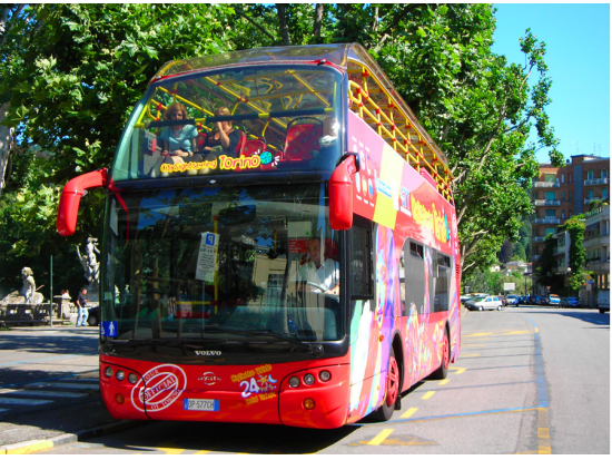 乗り降り自由！トリノ"Hop-on Hop-off"観光バスチケット＜24時間パス・48時間パス／トリノ発＞