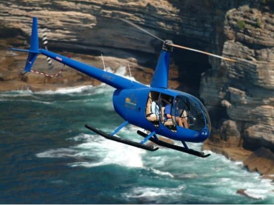 一生ものの興奮体験！ヘリコプター遊覧飛行ツアー☆シドニーの絶景を空から観光＜往復ホテル送迎付＞