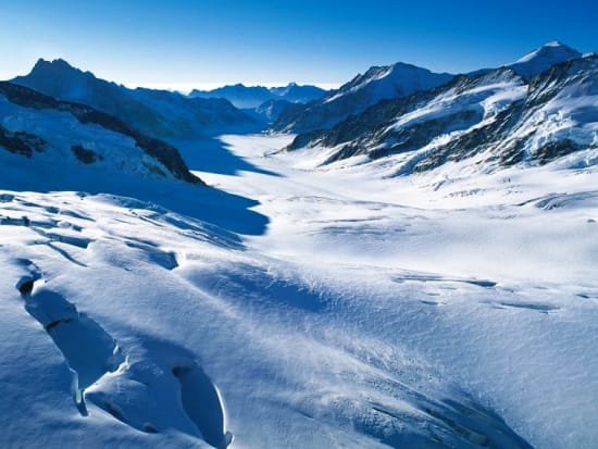 Switzerland, Swiss Alps, Jungfraujoch, Glacier