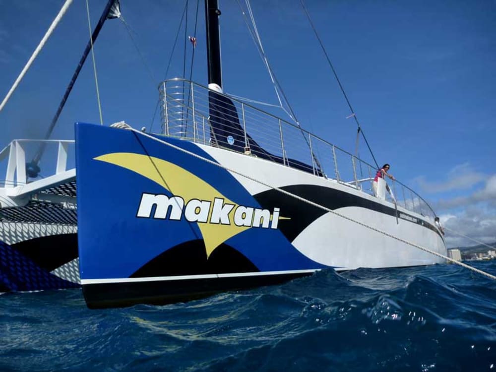 makani catamaran sail go oahu card