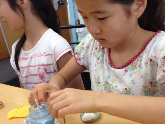 サンドアートで作る　ジェルキャンドル手作り体験 ＜日本語スタッフ＞