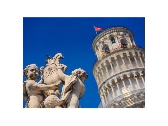 ピサの斜塔に登る！高速列車で行くフィレンツェ＆ピサ 日帰り観光ツアー＜日本語ガイド／混載／ローマ発＞by Mybus
