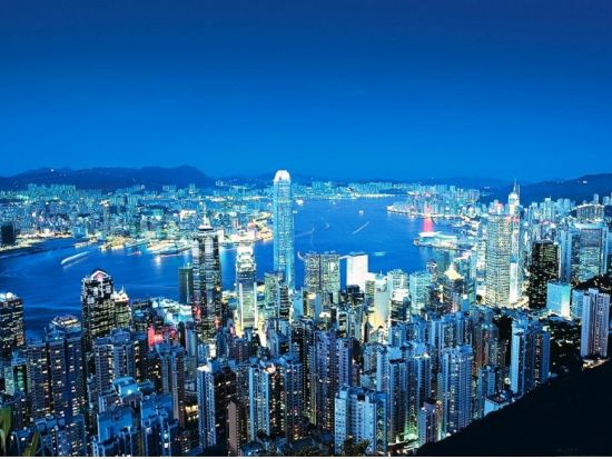 ビクトリアピークからの100万ドルの夜景観賞ツアー　四川料理のディナー付きプランあり＜日本語ガイド／トラム乗車券付き＞