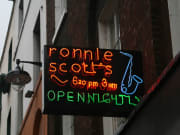 AM ronnie scott's sign