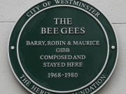PM Bee Gees plaque