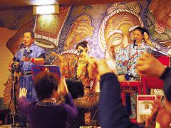 Okinawan music at Angama