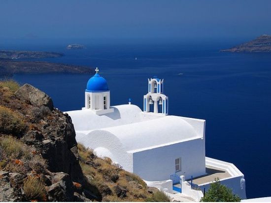 美しすぎる夕日に溜息　サントリーニ島3日間＜2泊3日／朝食付／アテネ発＞