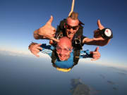 tandem skydive australia man and instructor