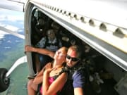 jump from plane tandem skydive byron bay australia