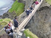 Giants Causeway Tour - Carrick a Rede Bridge from on high