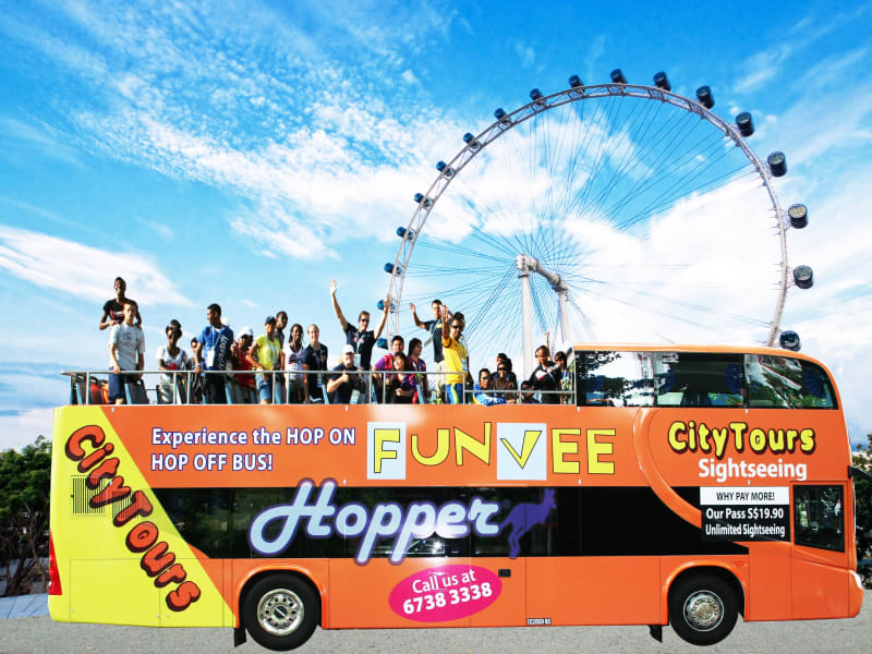 Open Top Bus with Flyer