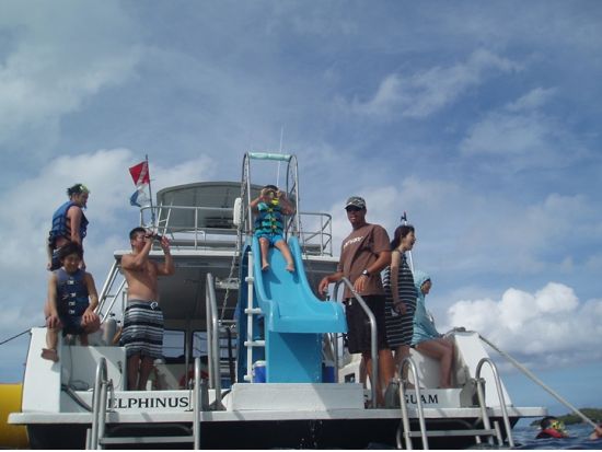 パラセーリング＋選べるイルカウォッチング＋オーシャンパーク or アクアウォーク＋無料シュノーケリング付＜日本語ガイド／送迎付き＞ by スキューバカンパニー