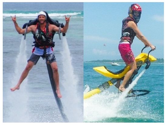 マリンスポーツ・アグレッシブパッケージ　選べるプラン（フライボード、バナナボート、ジェットスキーなど）＜ホテル往復送迎付／昼食付＞