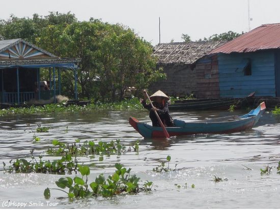チャーターで行く！トンレサップ湖クルーズ＆オールドマーケット散策ツアー＜貸切／日本語ガイド／送迎＞