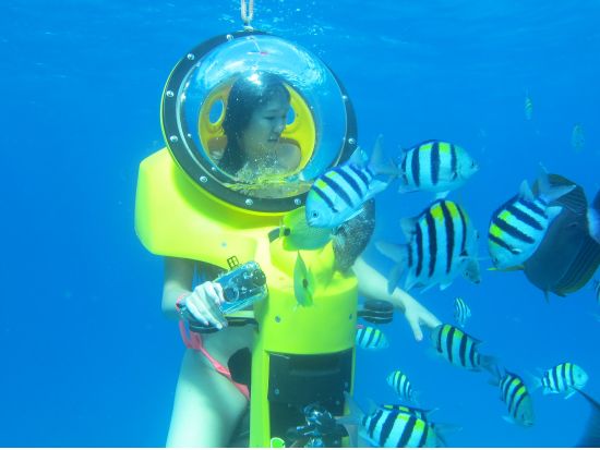 水中スクーター＆マウナルア湾パラダイスサンドバーシュノーケリングクルーズ　SUPなどのアクティビティも満喫！＜英語クルー＞