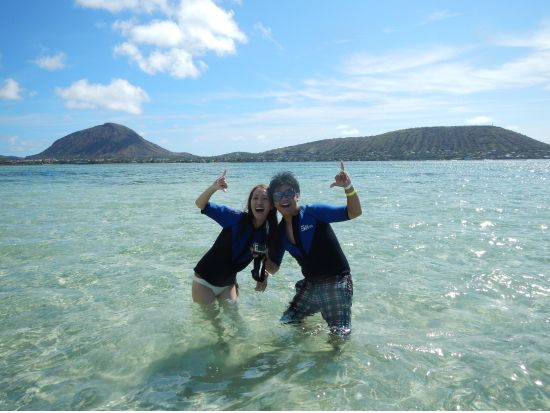 水中スクーター＆マウナルア湾パラダイスサンドバーシュノーケリングクルーズ　SUPなどのアクティビティも満喫！＜英語クルー＞