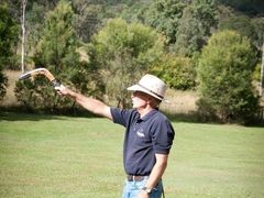 Boomerang throwing lesson