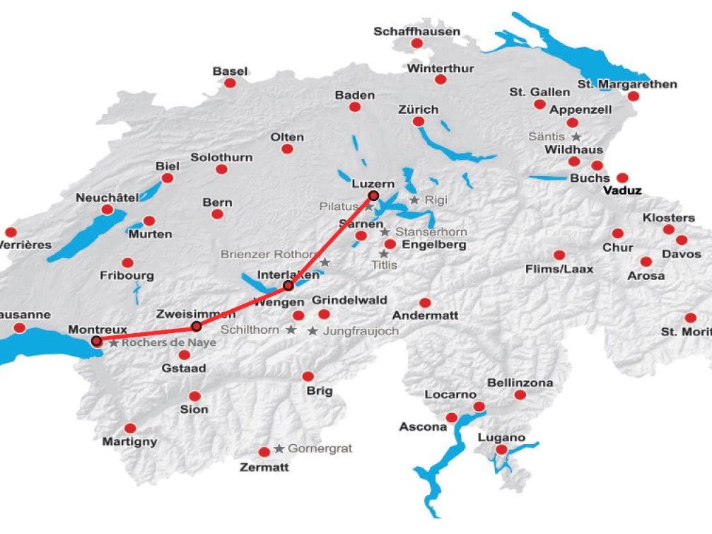 周遊パッケージ】ゴールデンパスラインを巡る！アルプス2泊3日の旅