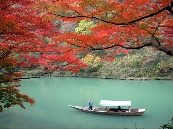 Risultati immagini per arashiyama boat tour
