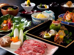 的山荘季節の会席 10000円