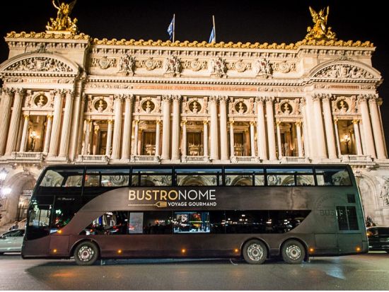 バストロノーム（BUSTRONOME）食事券＆事前予約サービス　2階建てパノラマバスレストラン ＜凱旋門付近発着＞*前日17時まで予約OK