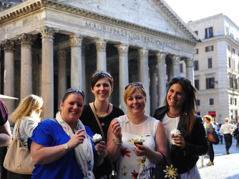Rome, Food Tour, Tourists, Tiramisu